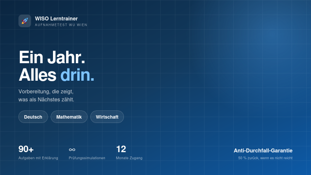 WISO Lerntrainer: ein Jahr Vollzugang zu Deutsch, Mathematik und Wirtschaft